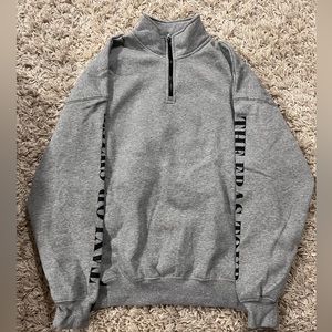 Taylor Swift Eras Tour gray quarter zip